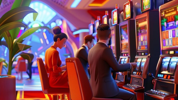 Tampilan layar permainan Fishing Arcade di lokal69 dengan berbagai ikan berwarna-warni